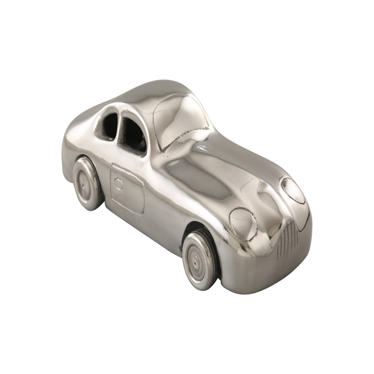 Figura Decorativa Carro Plateado 25 x 11 cm Export House