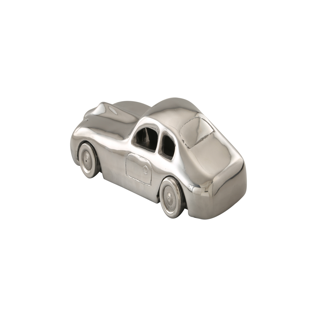 Figura Decorativa Carro Plateado 25 x 11 cm Export House