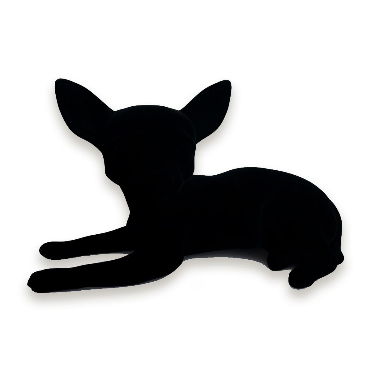 Figura Decorativa SHENZHEN DEW de Perro Chihuahua Color Negro