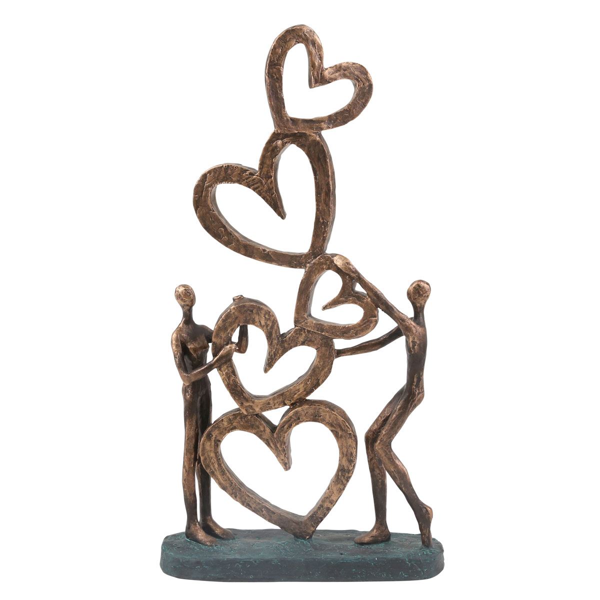 Pareja Con Corazones