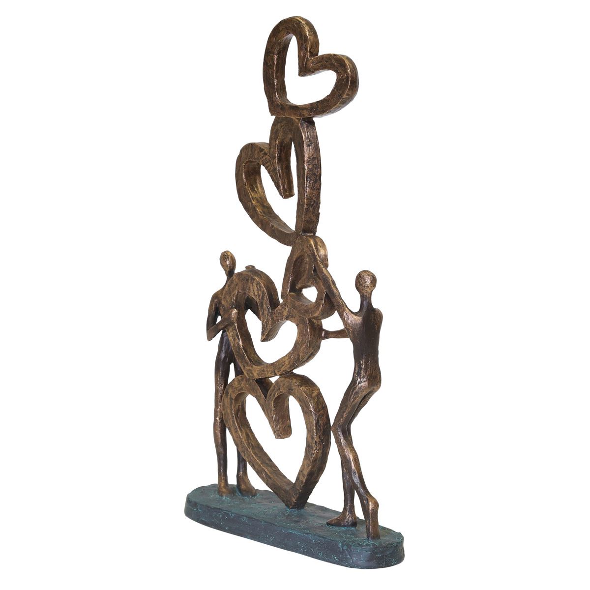 Pareja Con Corazones