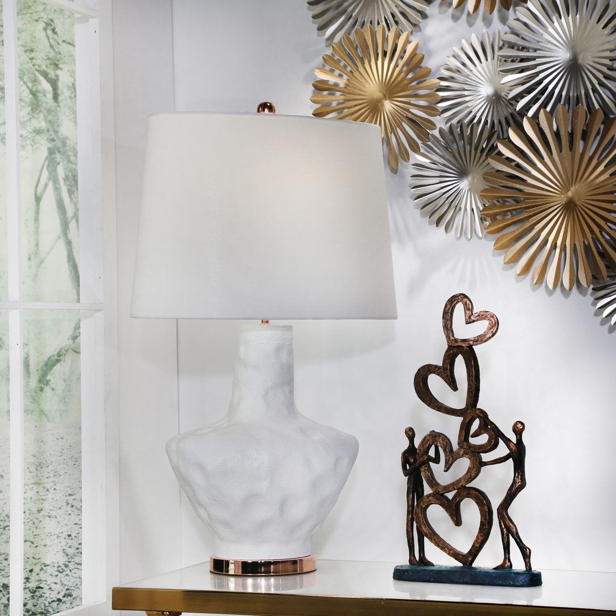 Pareja Con Corazones