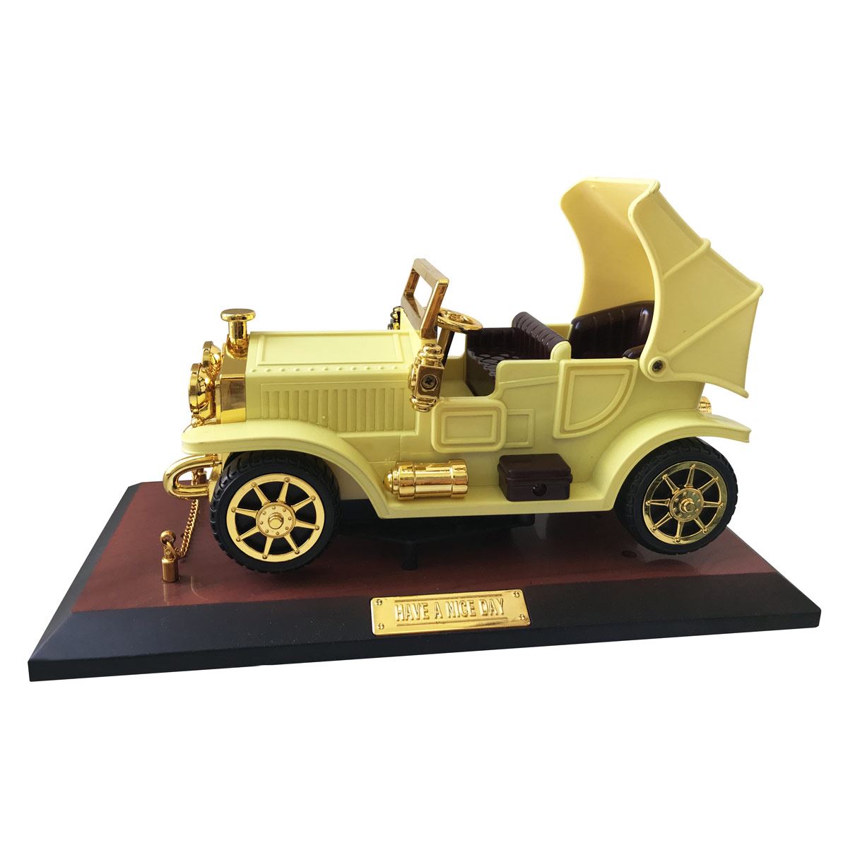 Caja musical carro vintage