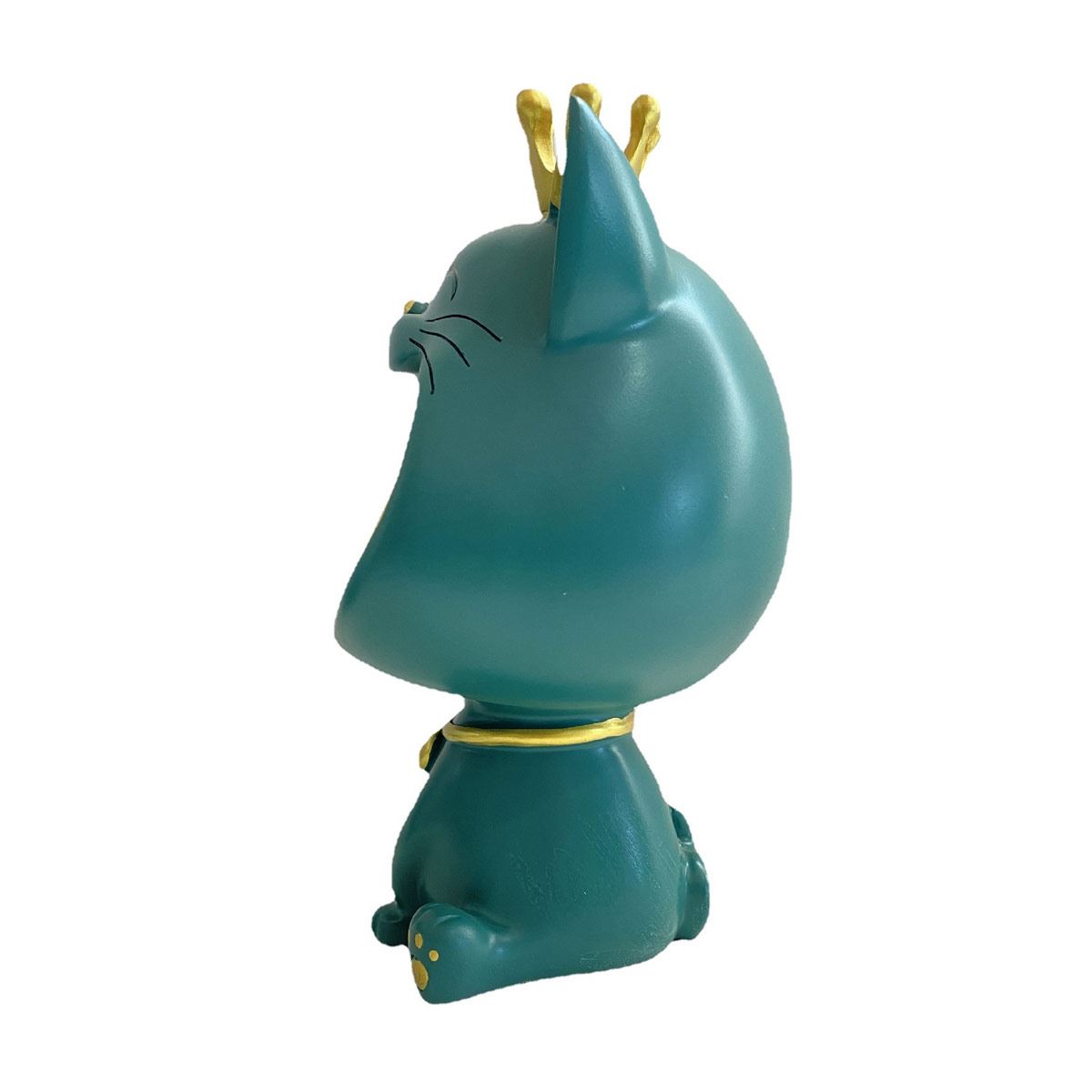 Figura Decorativa Boca de Gato Caja Almacenamiento