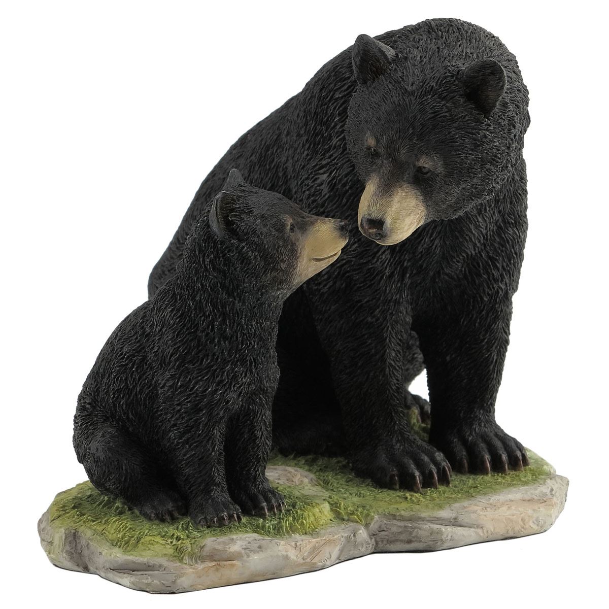 Figura Oso Negro con Cria