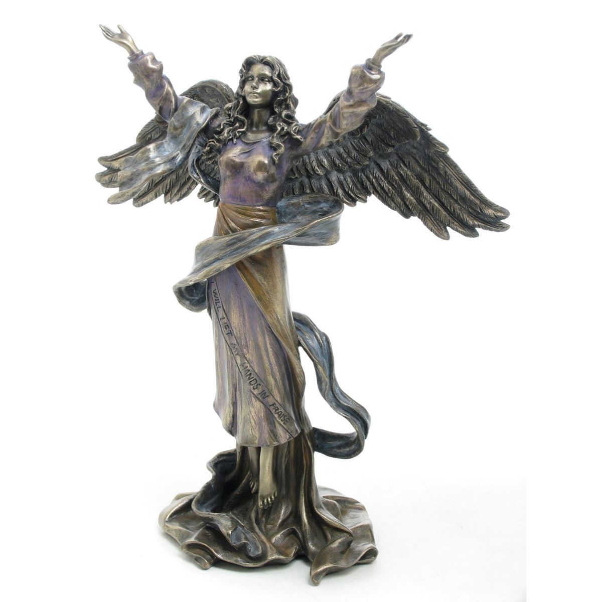 Figura Ángel Levantando ambas Manos