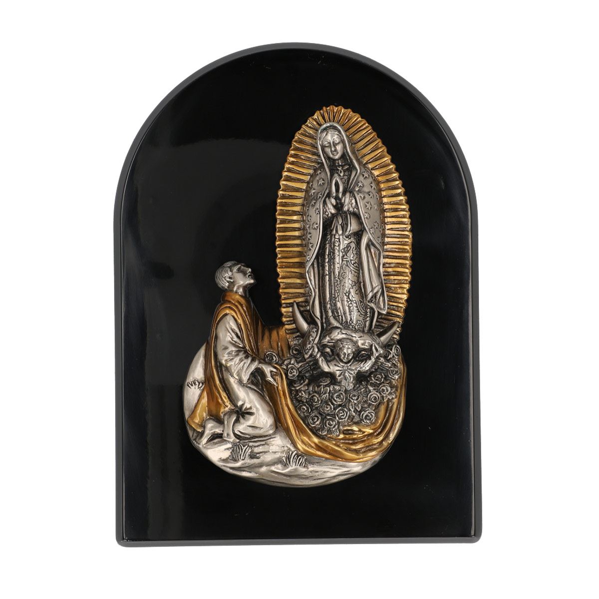 Relieve virgen de Guadalpe con san Judas Sanborns