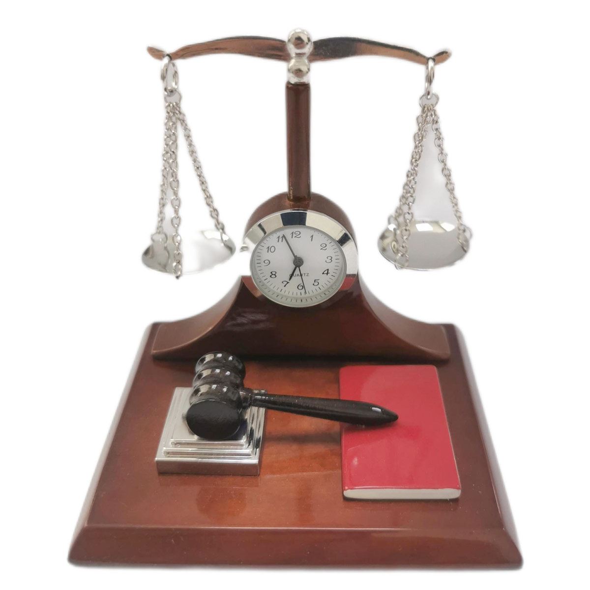 Reloj Figura Escala de la Justicia