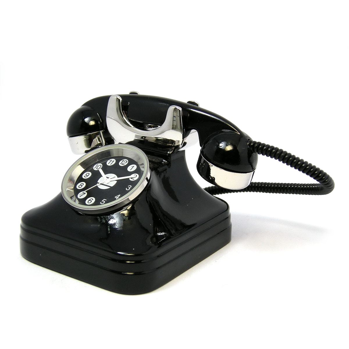 Reloj Figura Teléfono Negro