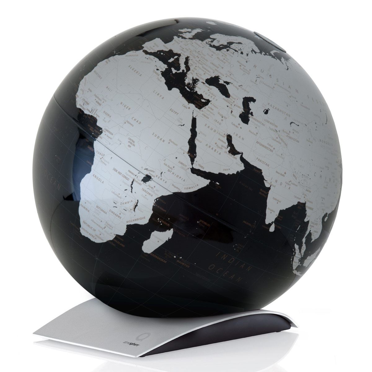 Globo cm 30 capital Q negro ENG
