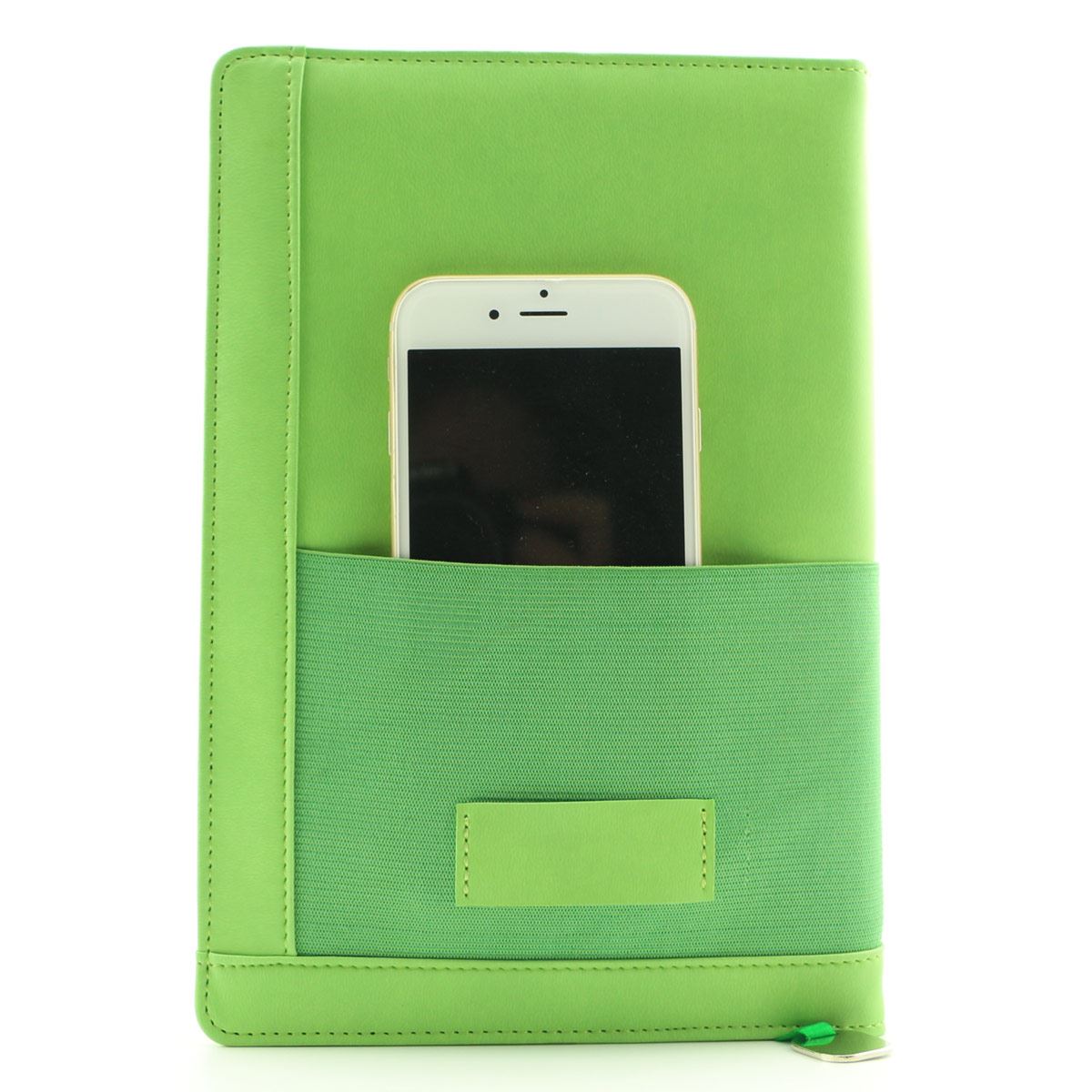 Cuaderno elastico verde