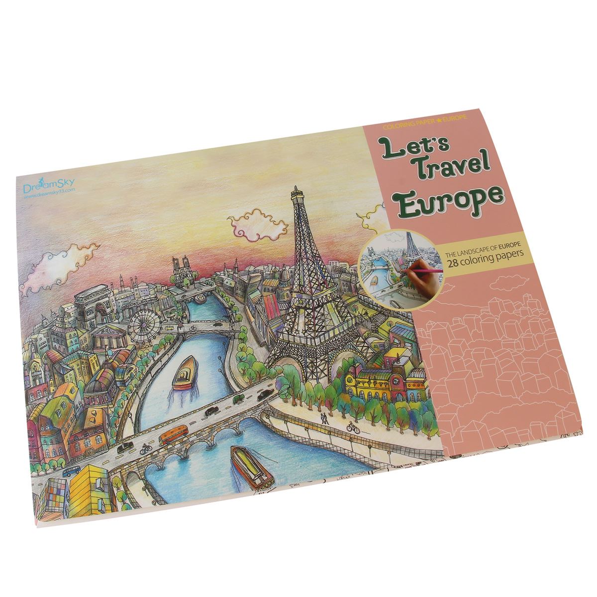 Papel Europa Para Colorear