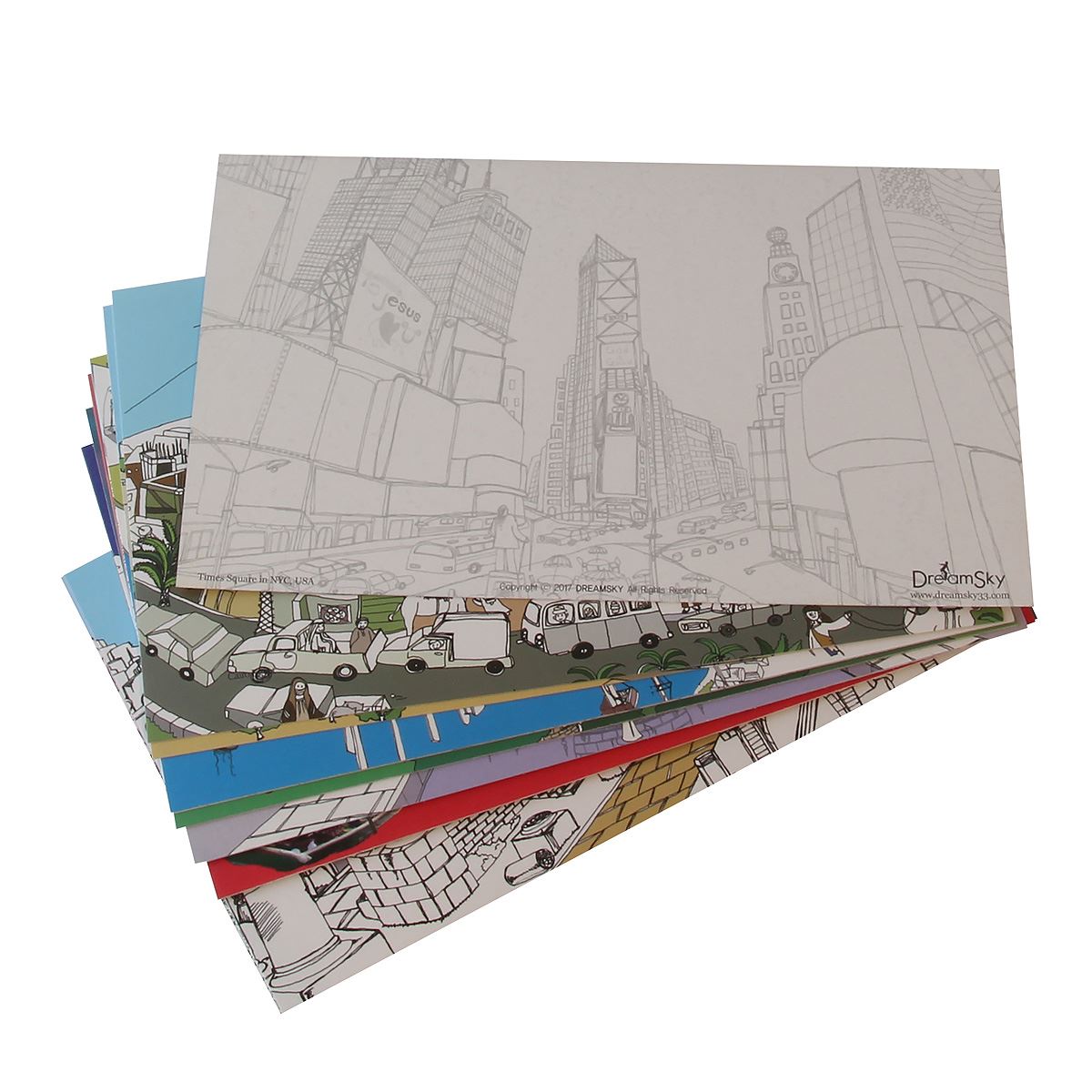 Tarjeta Postal Set Del Mundo