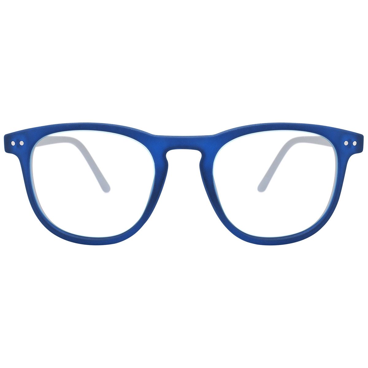 Lente para computadora Planetcolors Azul marino cuadrado sin graduación