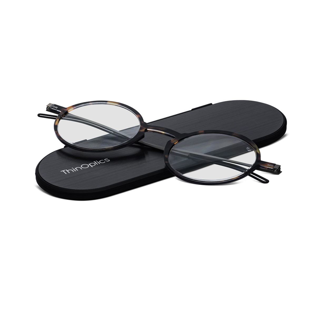 Lente de lectura manhattan Thinoptics 2.5 redondo tortoise