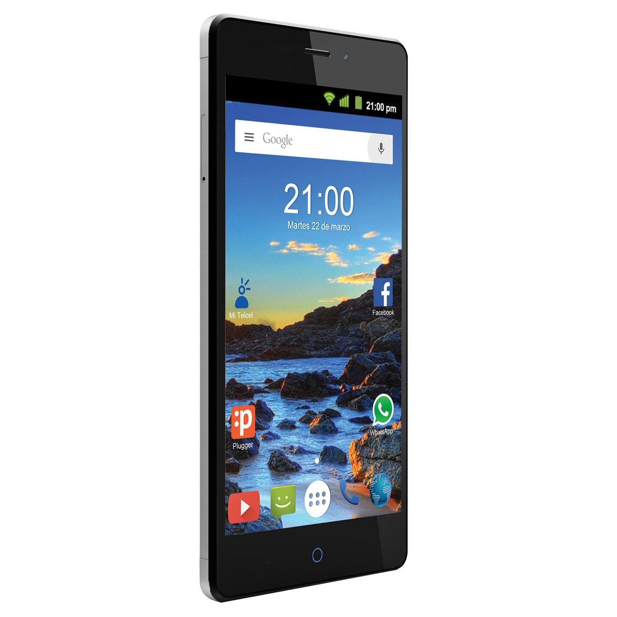 Celular ZTE Blade V580 Color Plata R9 (Telcel)