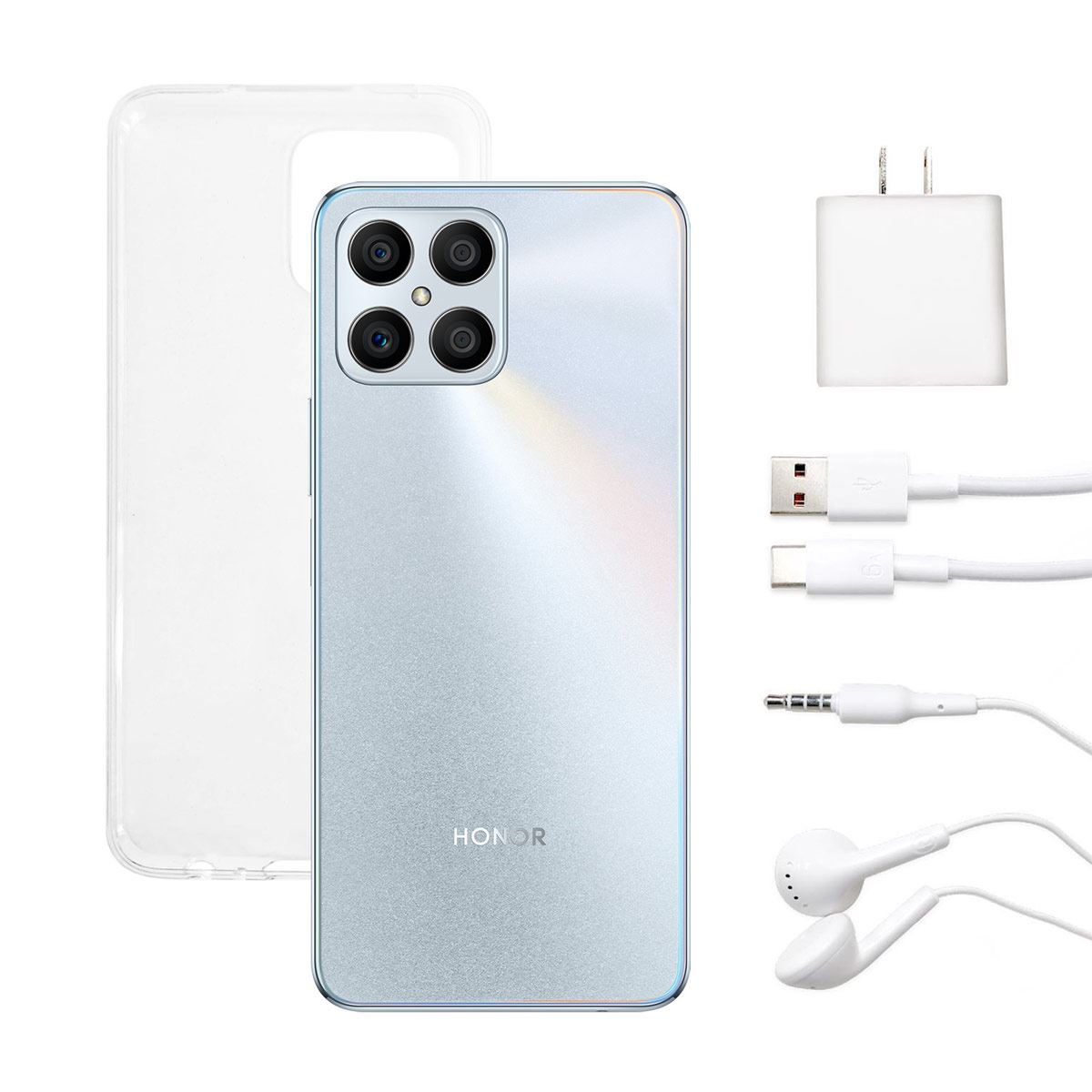 Honor X8 128GB Plata Telcel R9