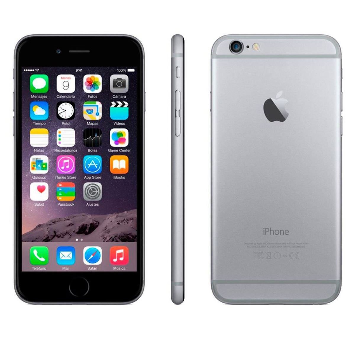 Celular iPhone 6 32GB Color Gris R6 (Telcel)