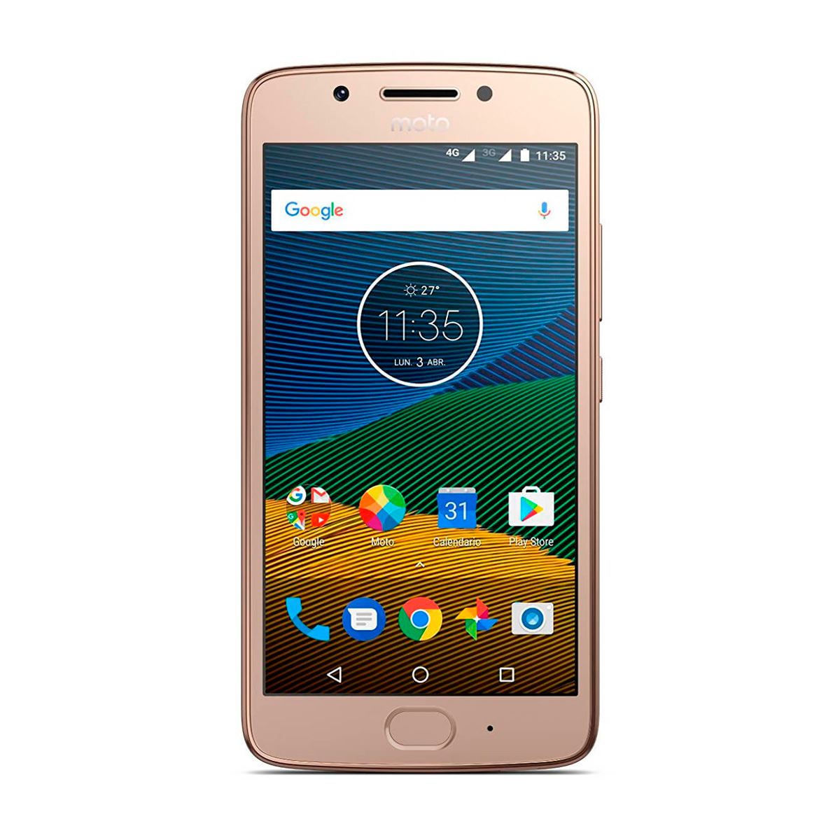 Celular Moto G5 XT1670 Color Dorado