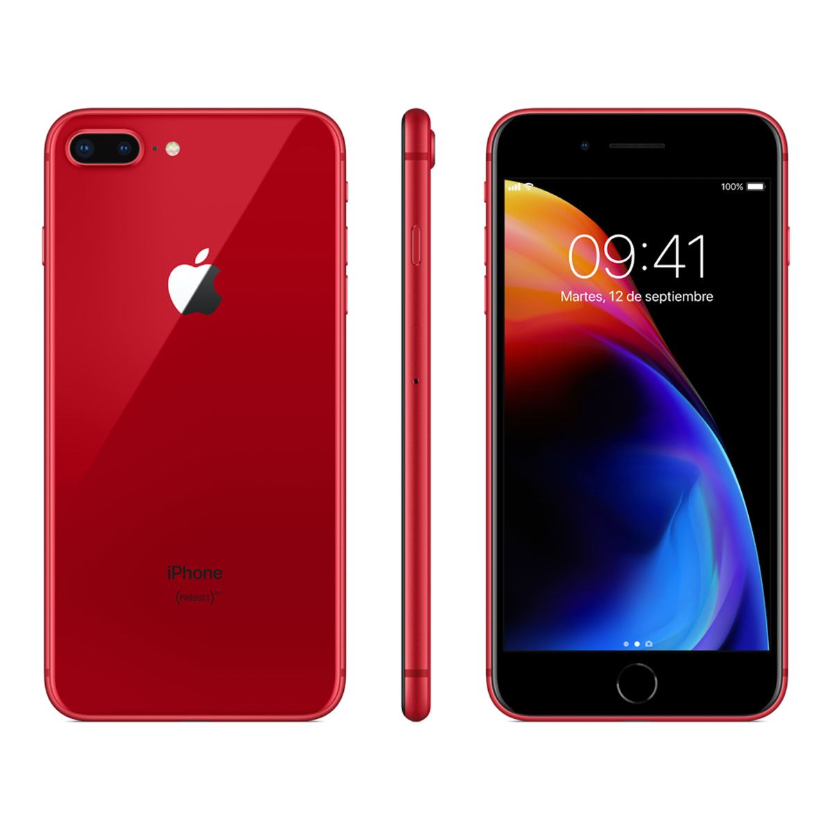 Celular Iphone 8 PLUS 64GB Red R4 (Telcel)