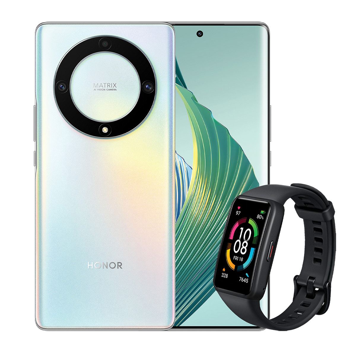 Honor Magic5 Lite 5G 128GB Plata Telcel R4 + Band 6