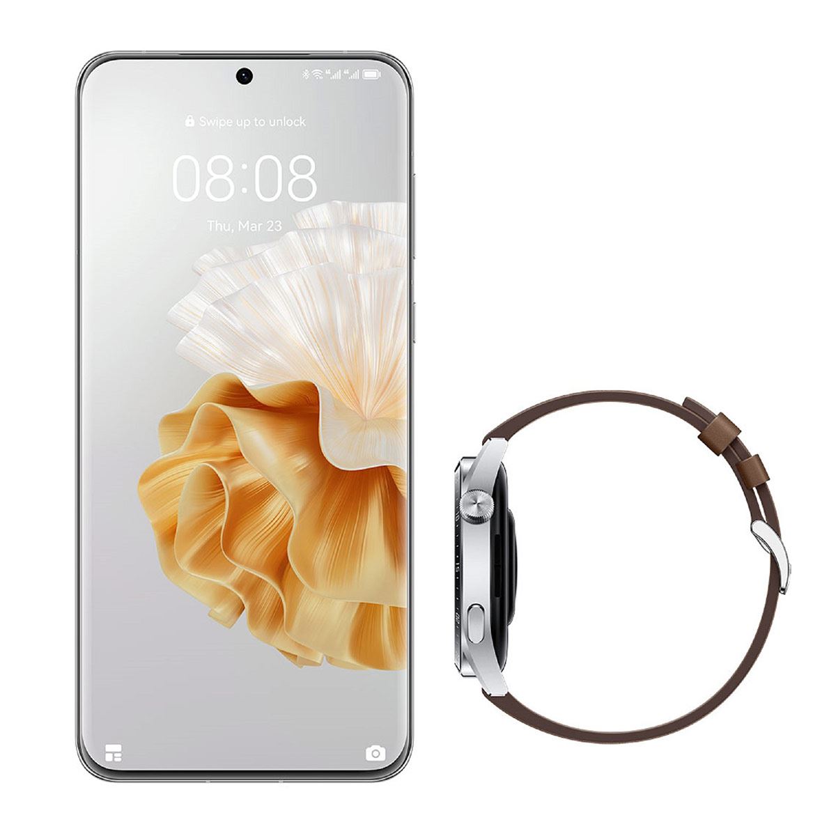 Huawei P60 Pro 256GB Blanco Telcel R9 + Watch GT 3
