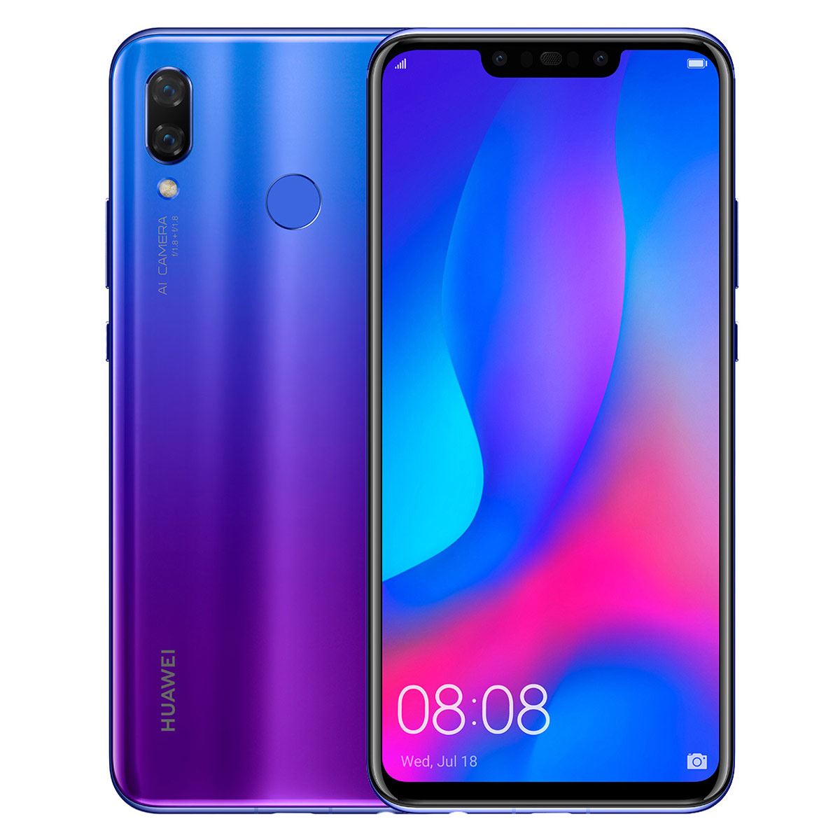 Celular Huawei Par&#45;LX9 Nova 3 Color Morado R9 &#40;Telcel&#41;