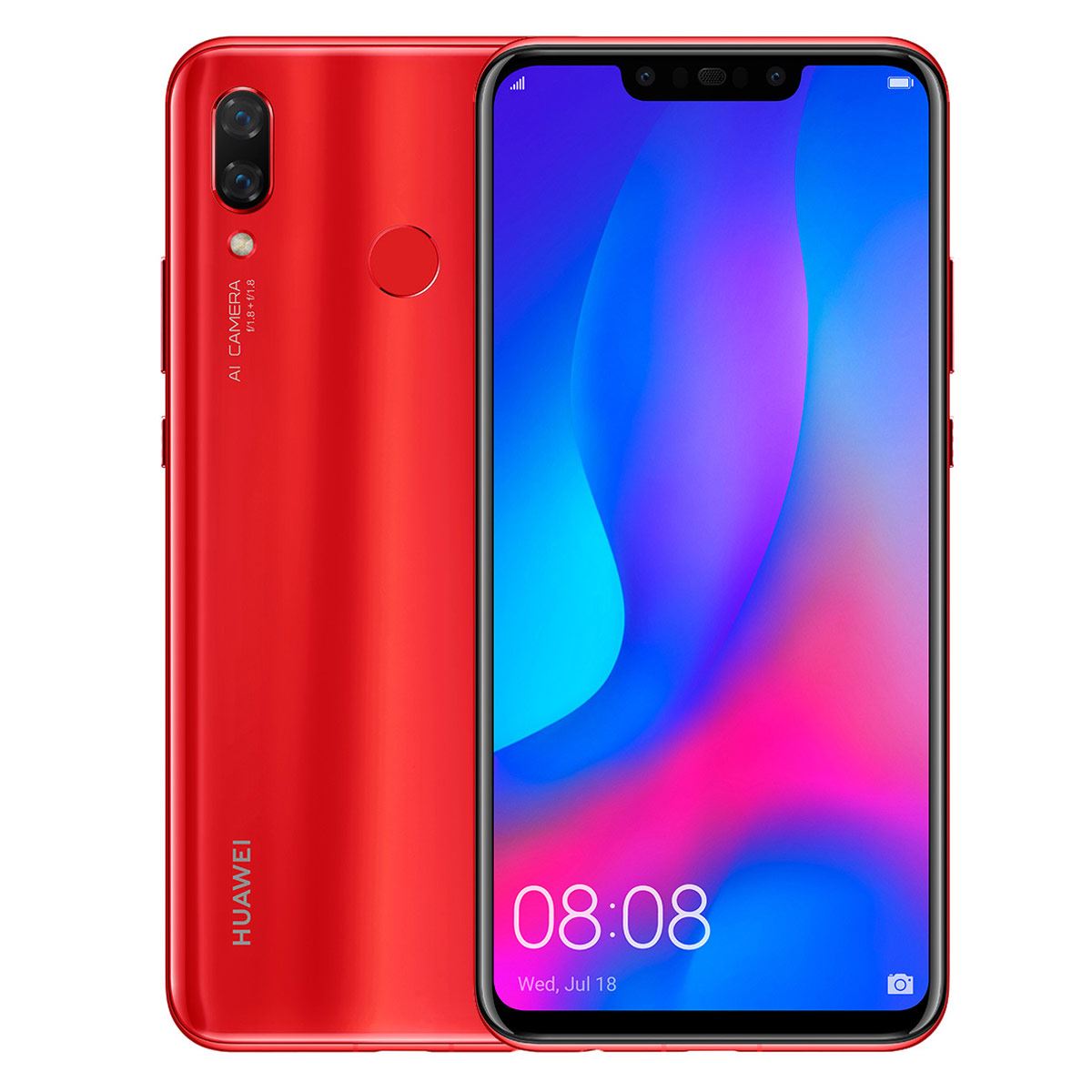 Huawei nova3 PAR-LX9 Red - スマートフォン/携帯電話