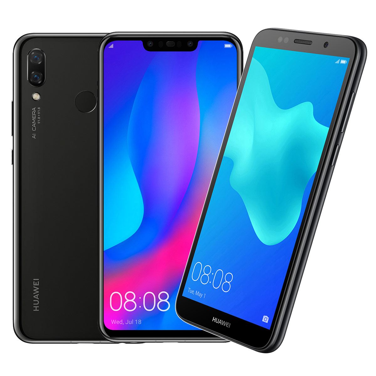 Preventa Celular Huawei PAR-LX9 Nova 3 Color Negro R9 (Telcel)+ Y5 Color Negro R9 (Telcel)