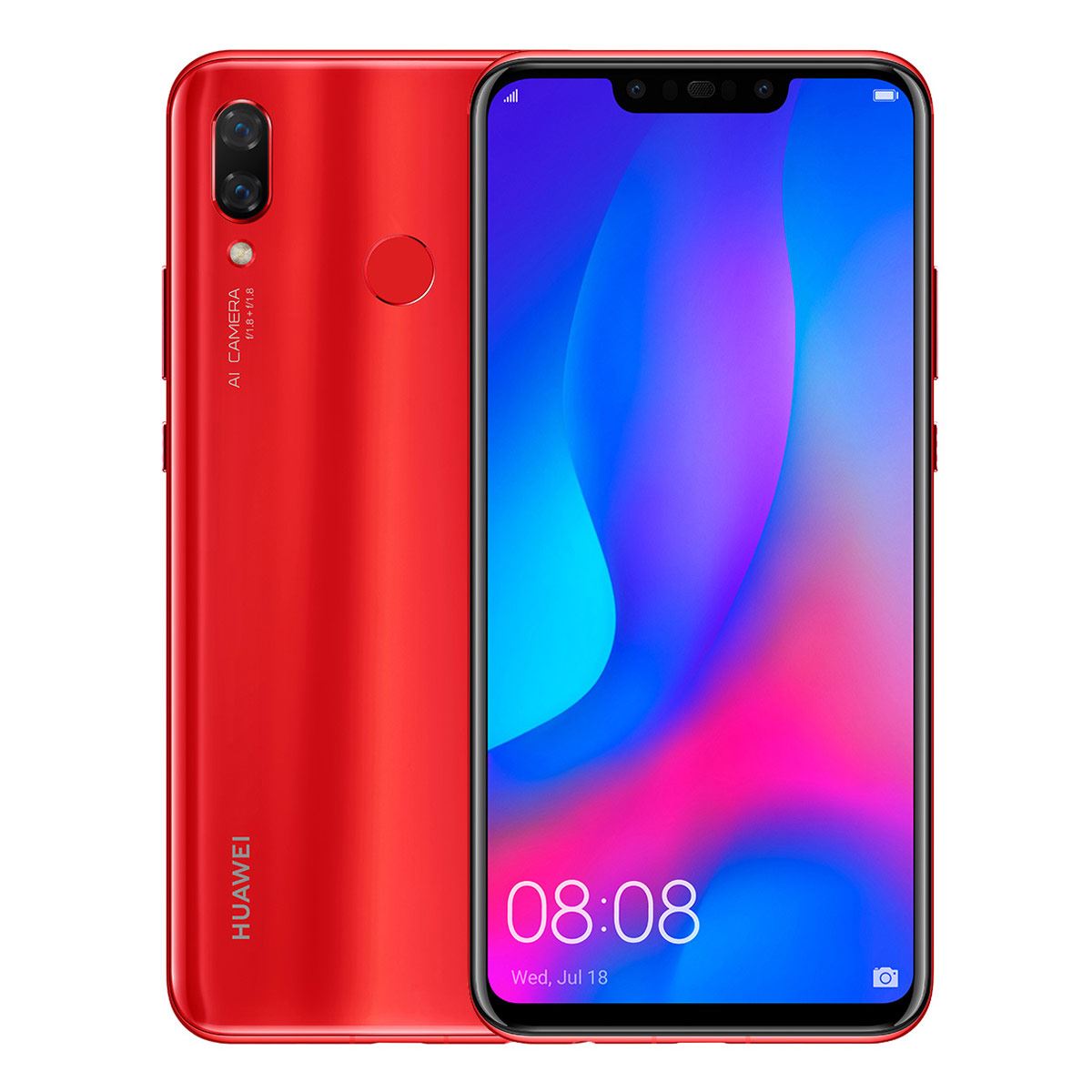 Preventa Celular Huawei PAR-LX9 Nova 3 Color Rojo R9 &#40;Telcel&#41;&#43;Y5 Color Azul R9 &#40;Telcel&#41;