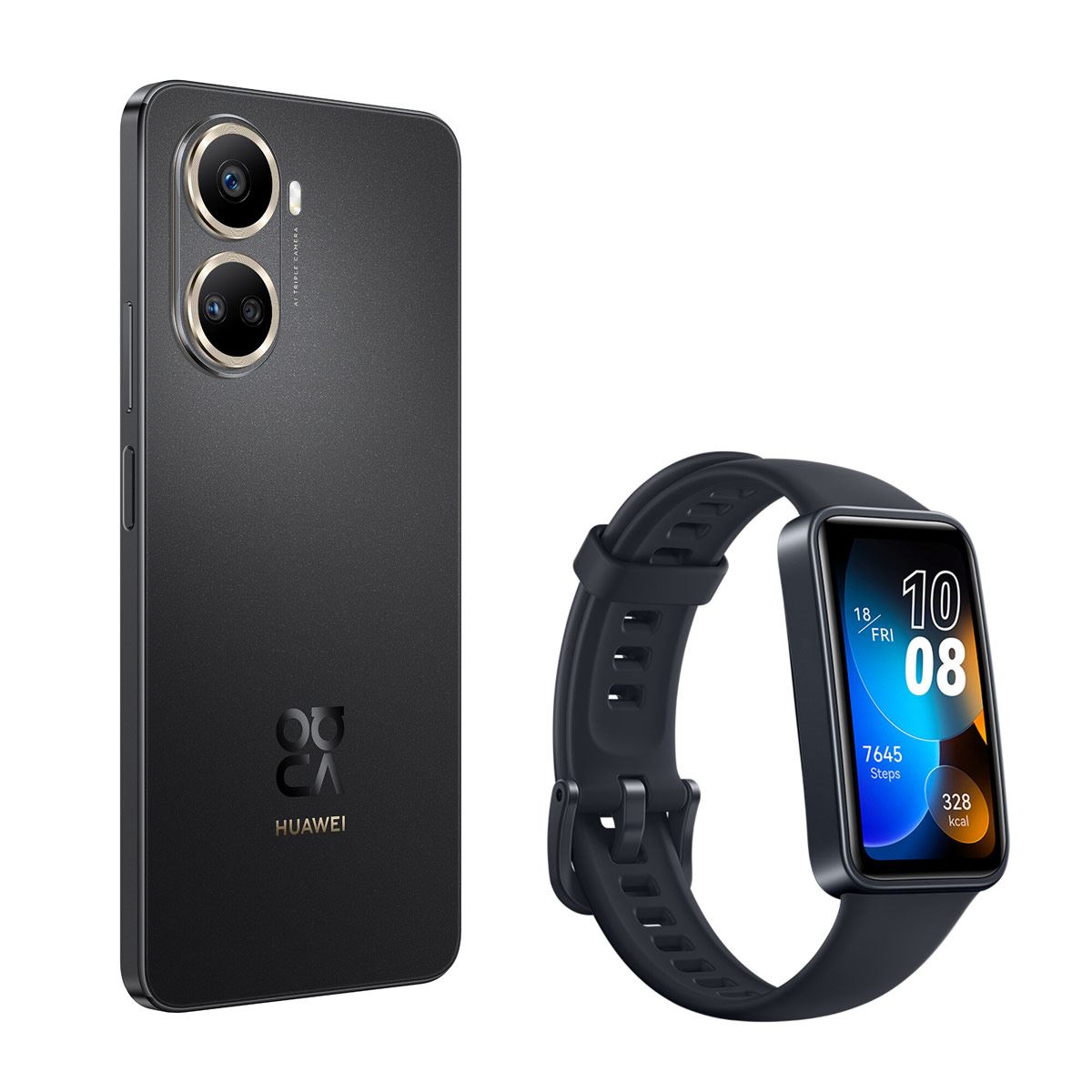 Huawei Nova 10 SE 256GB Negro Telcel R9 + Huawei Band 8