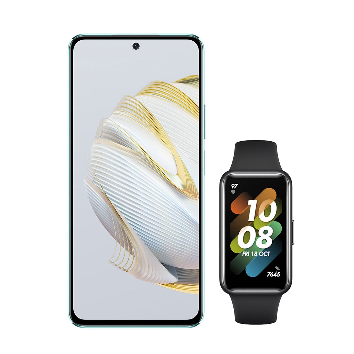 Huawei Nova 10 SE 128GB Verde Telcel R4 + Huawei Band 7