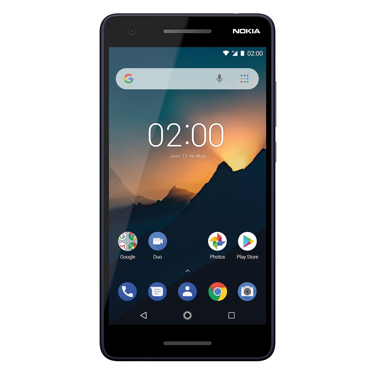 Celular Nokia TA-1093 2.1 Color Azul/ Plata R9 (Telcel)