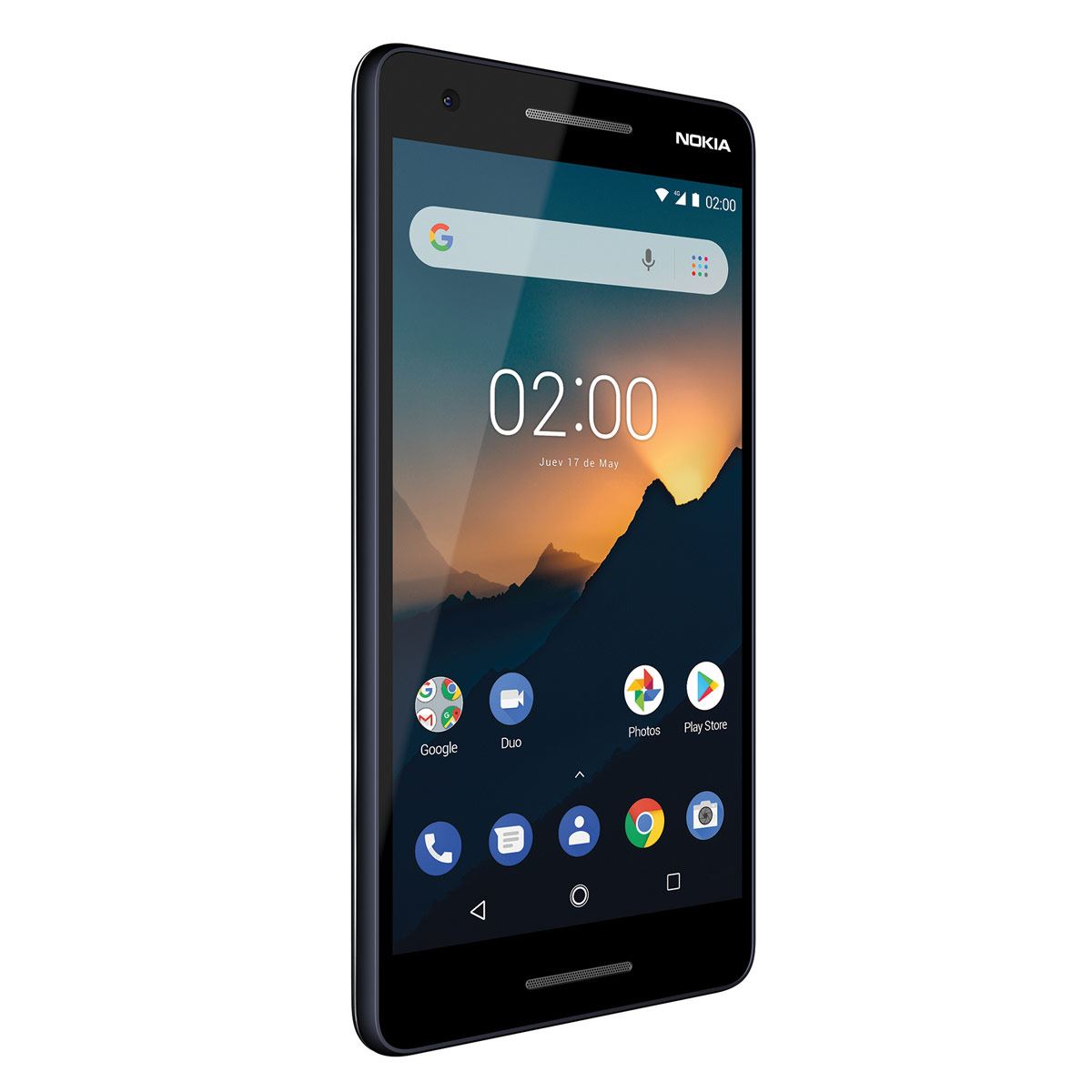 Celular Nokia TA-1093 2.1 Color Azul/ Plata R9 (Telcel)