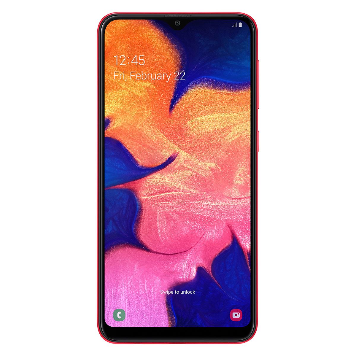 Celular Samsung A105M Galaxy A10 Color Rojo R7 (Telcel)