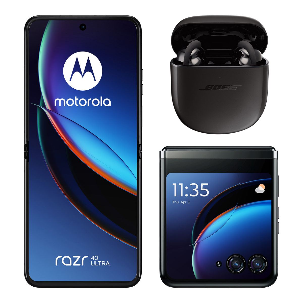 Celular Motorola Razr 40 Ultra 512GB Negro Telcel R9 + Audífonos Bose