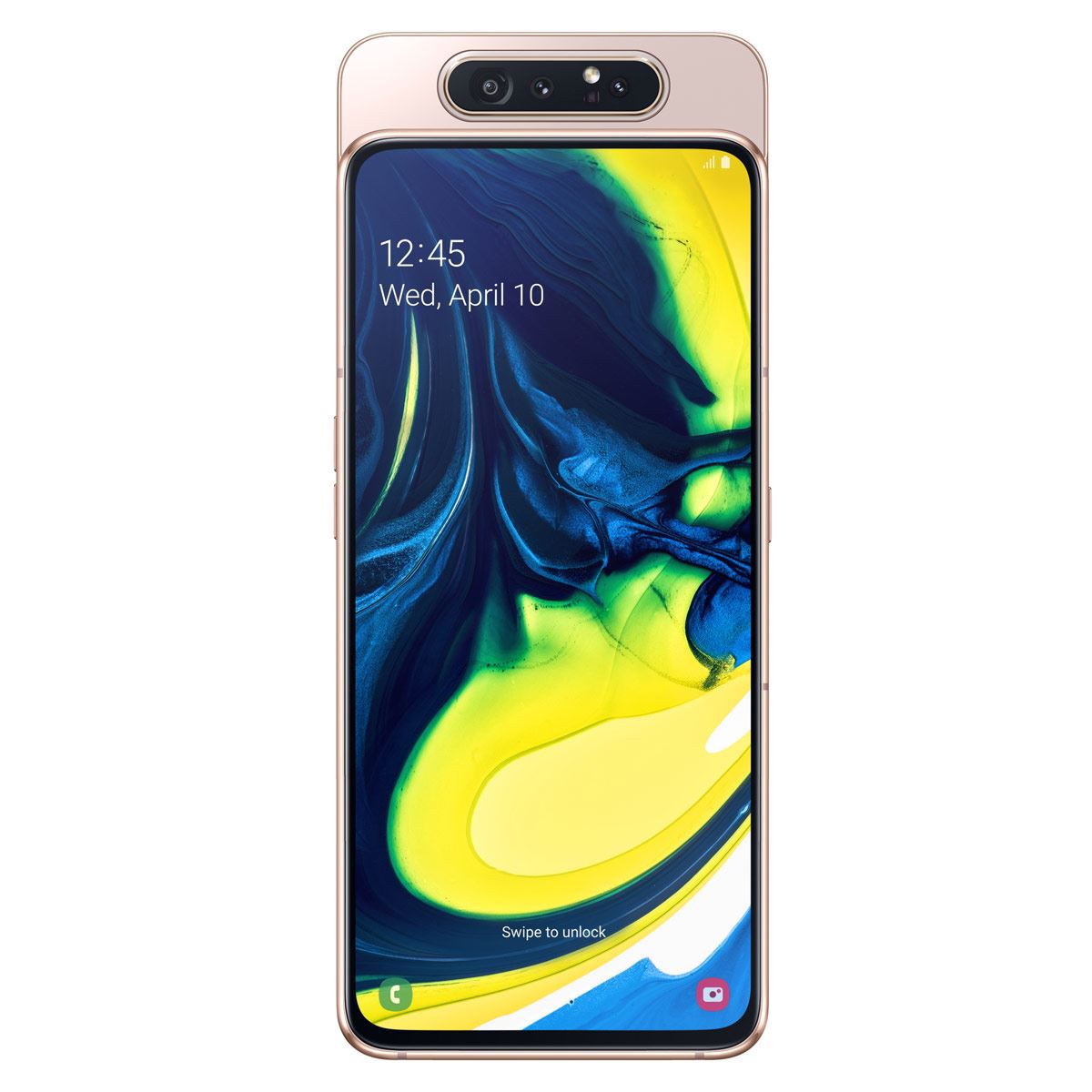 Celular Samsung Galaxy A80 Color Dorado R9 (Telcel)