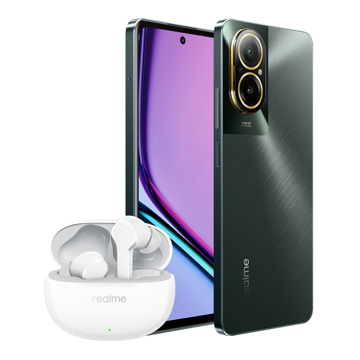 Celular Realme C67 256GB Color Negro R6 (Telcel) + Realme Earbuds