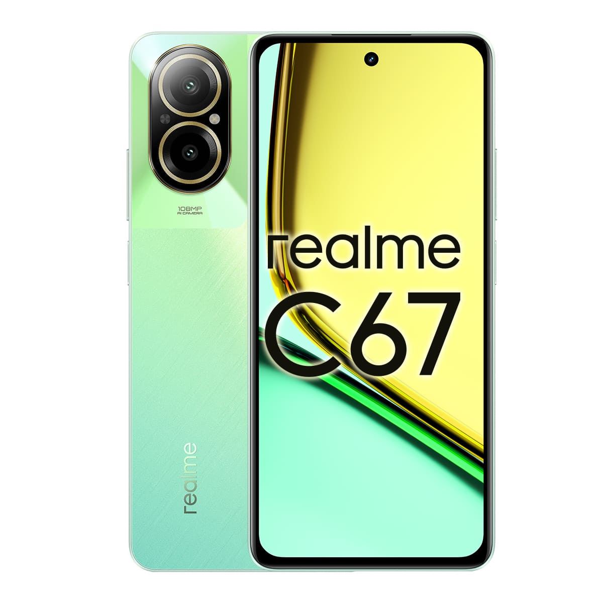 Celular Realme C67 256GB Color Verde R9 (Telcel) + Realme Earbuds