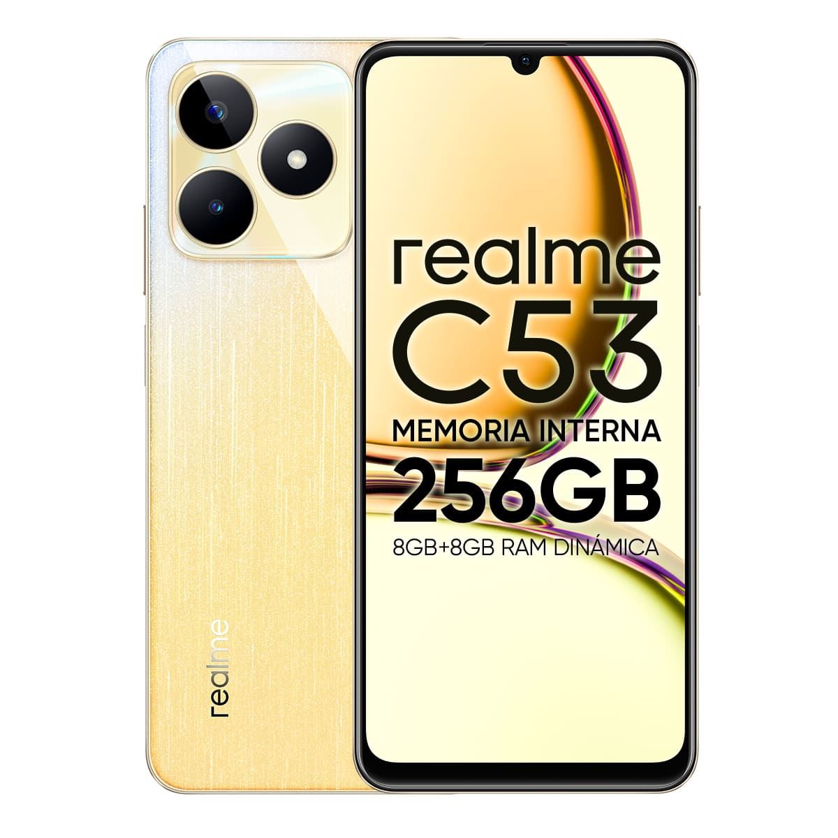 Celular Realme C53 256GB Color Dorado R9 (Telcel)