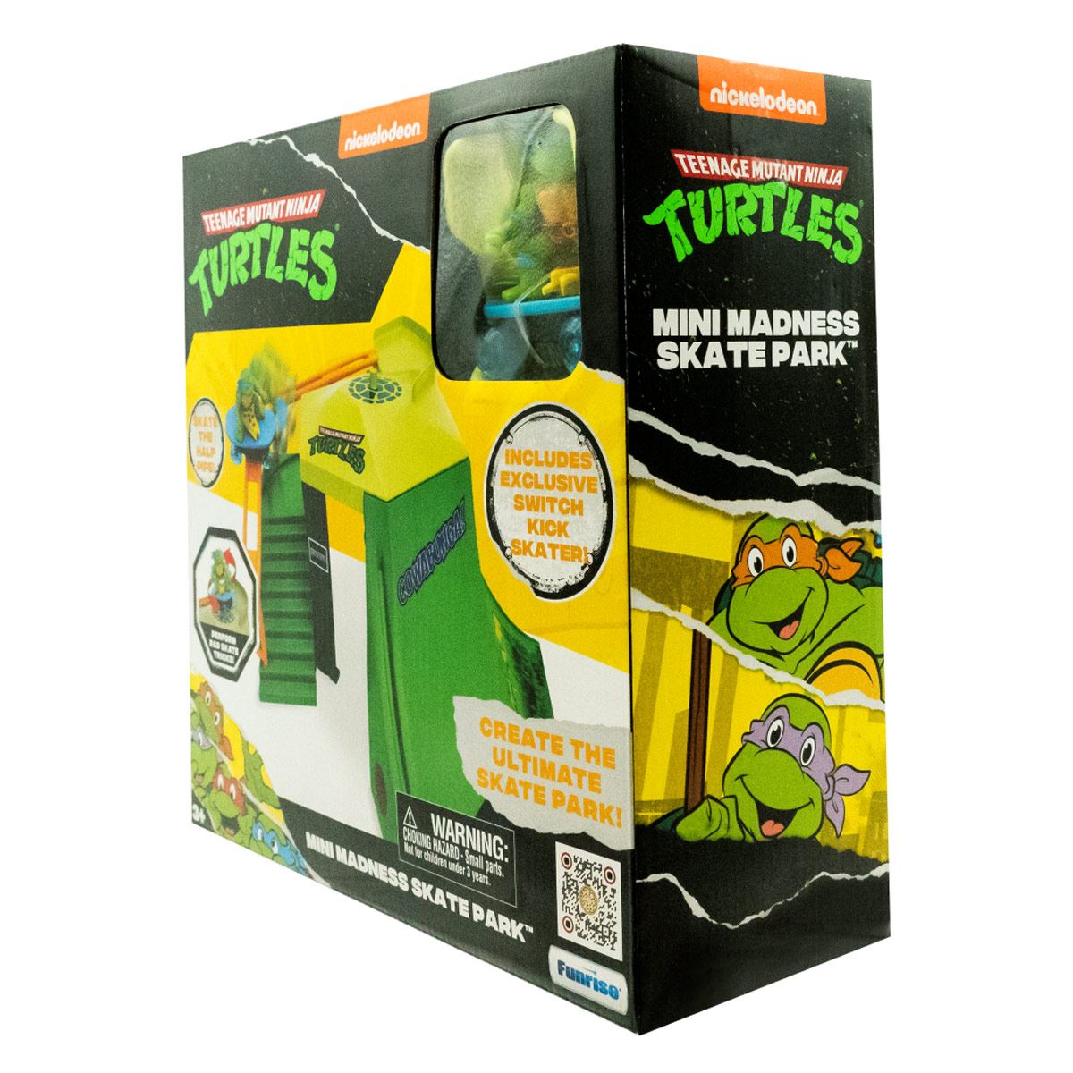 Mini Playset Tortugas Ninjas Skatepark