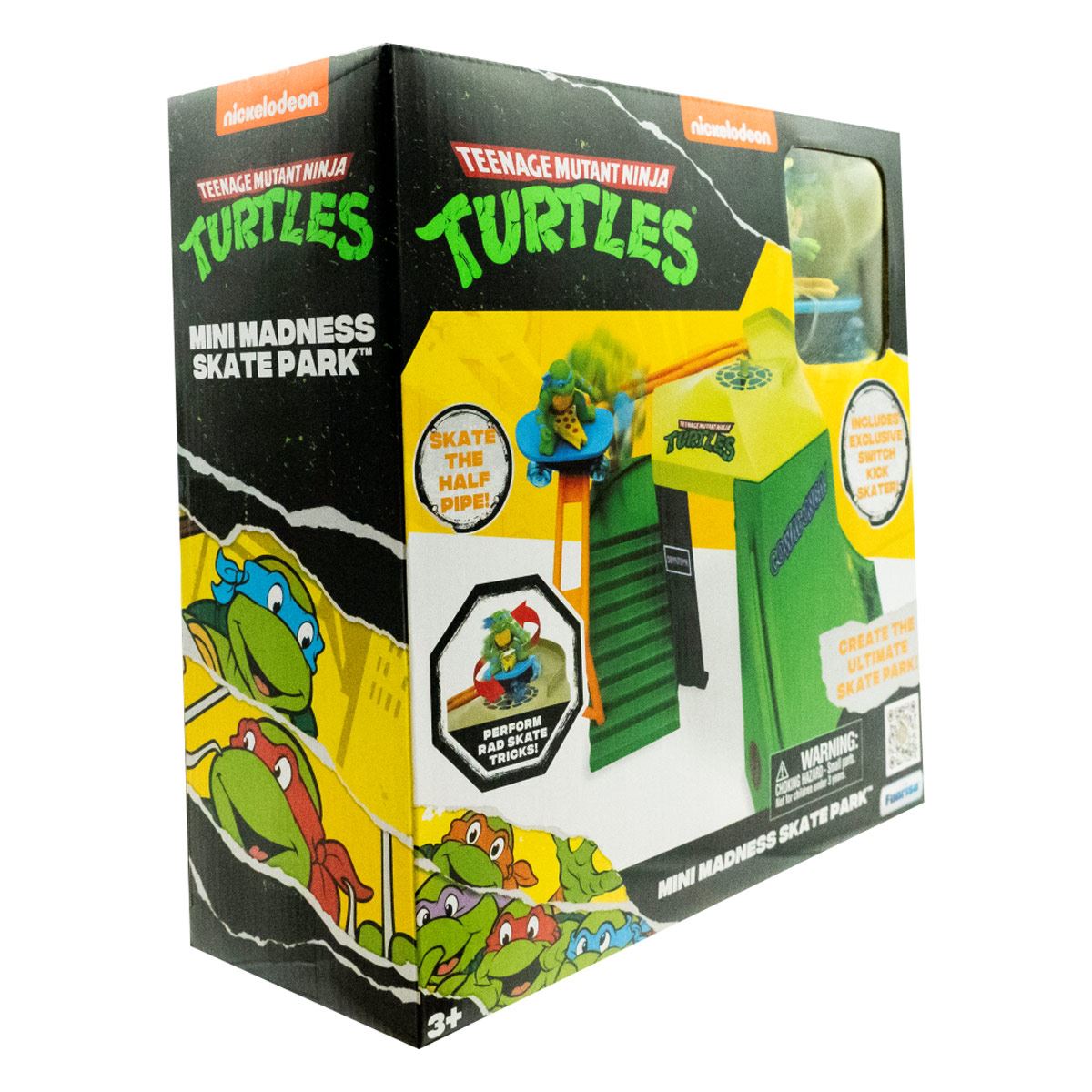 Mini Playset Tortugas Ninjas Skatepark