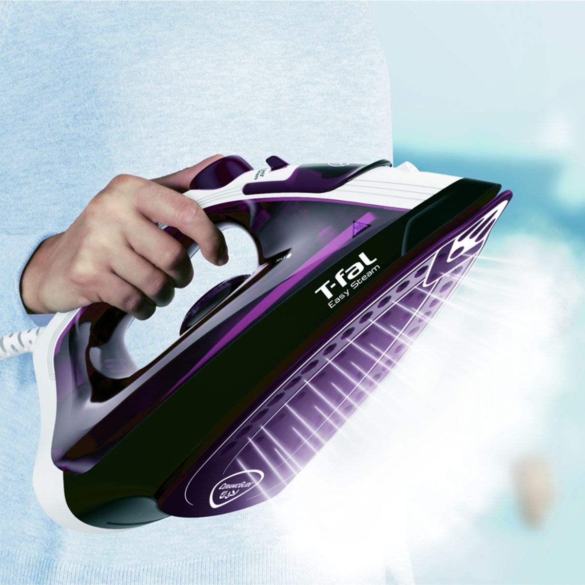 Plancha de Vapor T-Fal Easy Steam Morado, FV1951X0