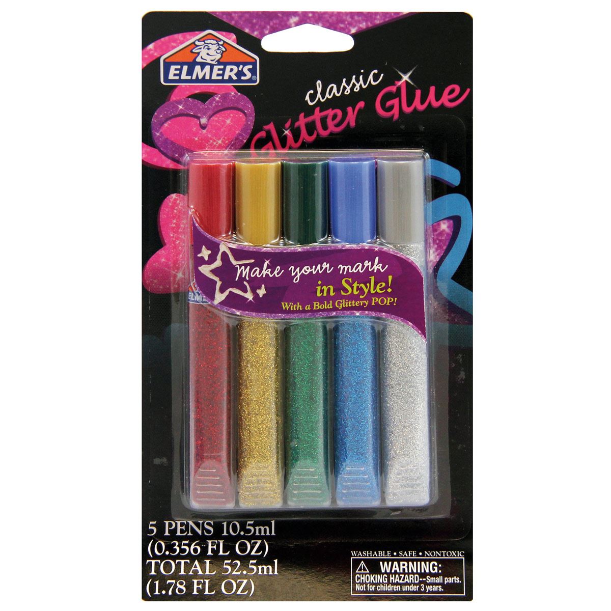 Pegamento Elmers con brillos