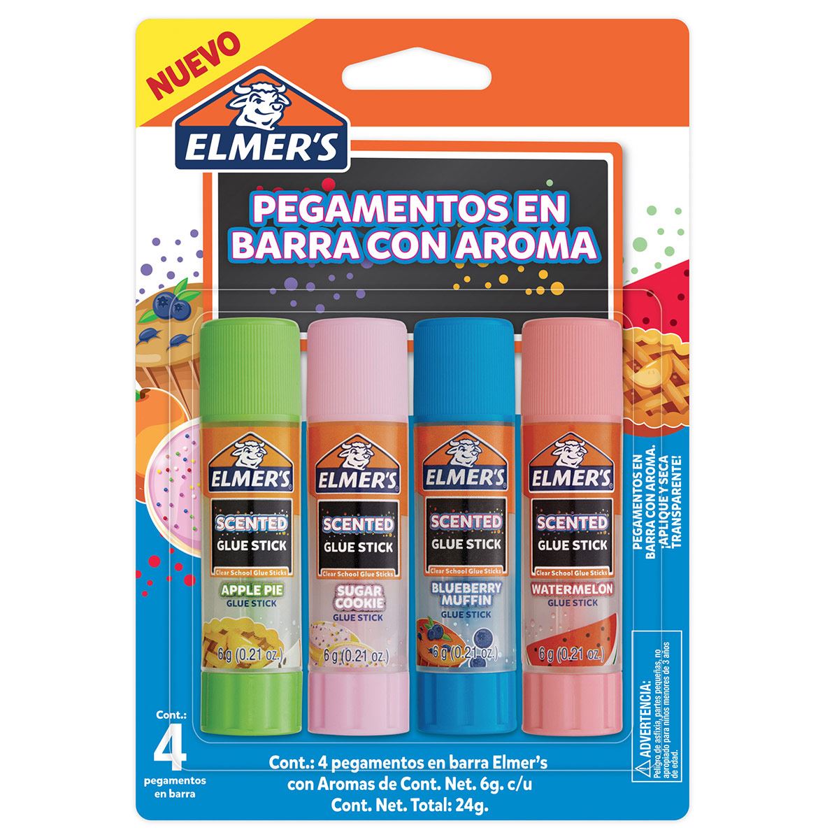 Elmers scented pegamentos en barra