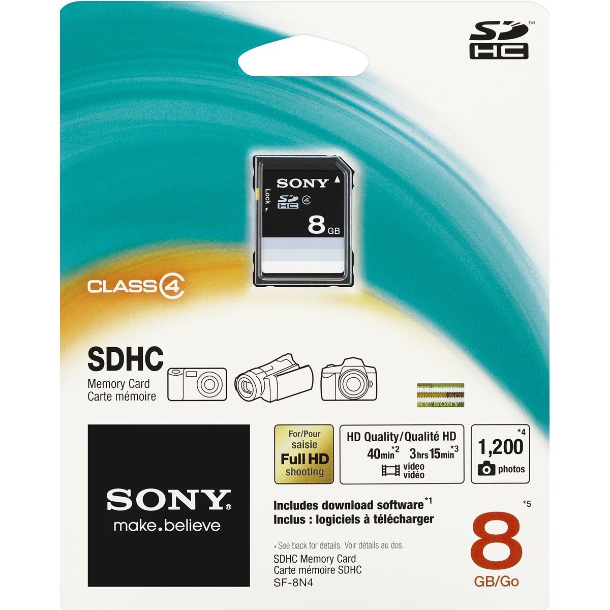 Tarjeta Sony Sf-8n4 Sd 8gb