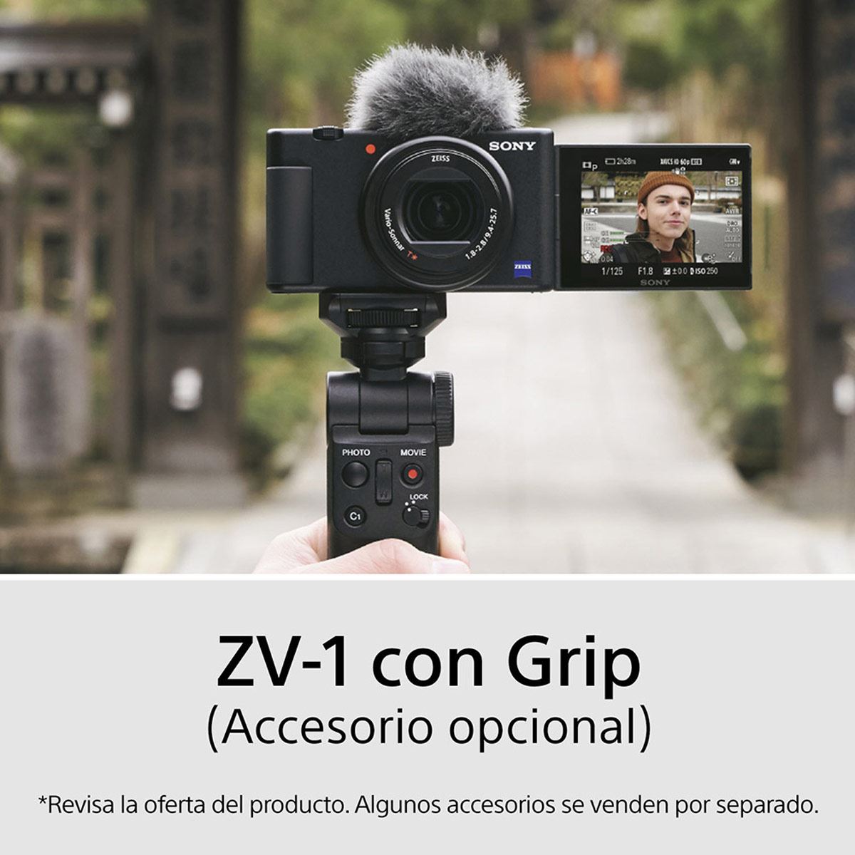 Cámara Sony ZV-1 Digital Compacta Videoblogs Negra