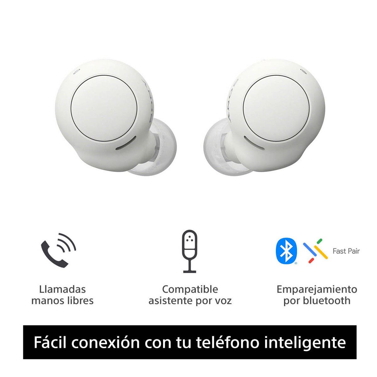 Audífonos Sony WF-C500 True Wireless Blanco