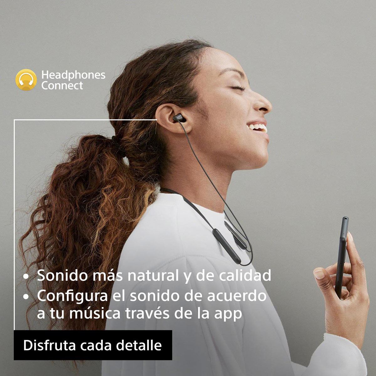 Audífonos Sony WI-C100 blanco