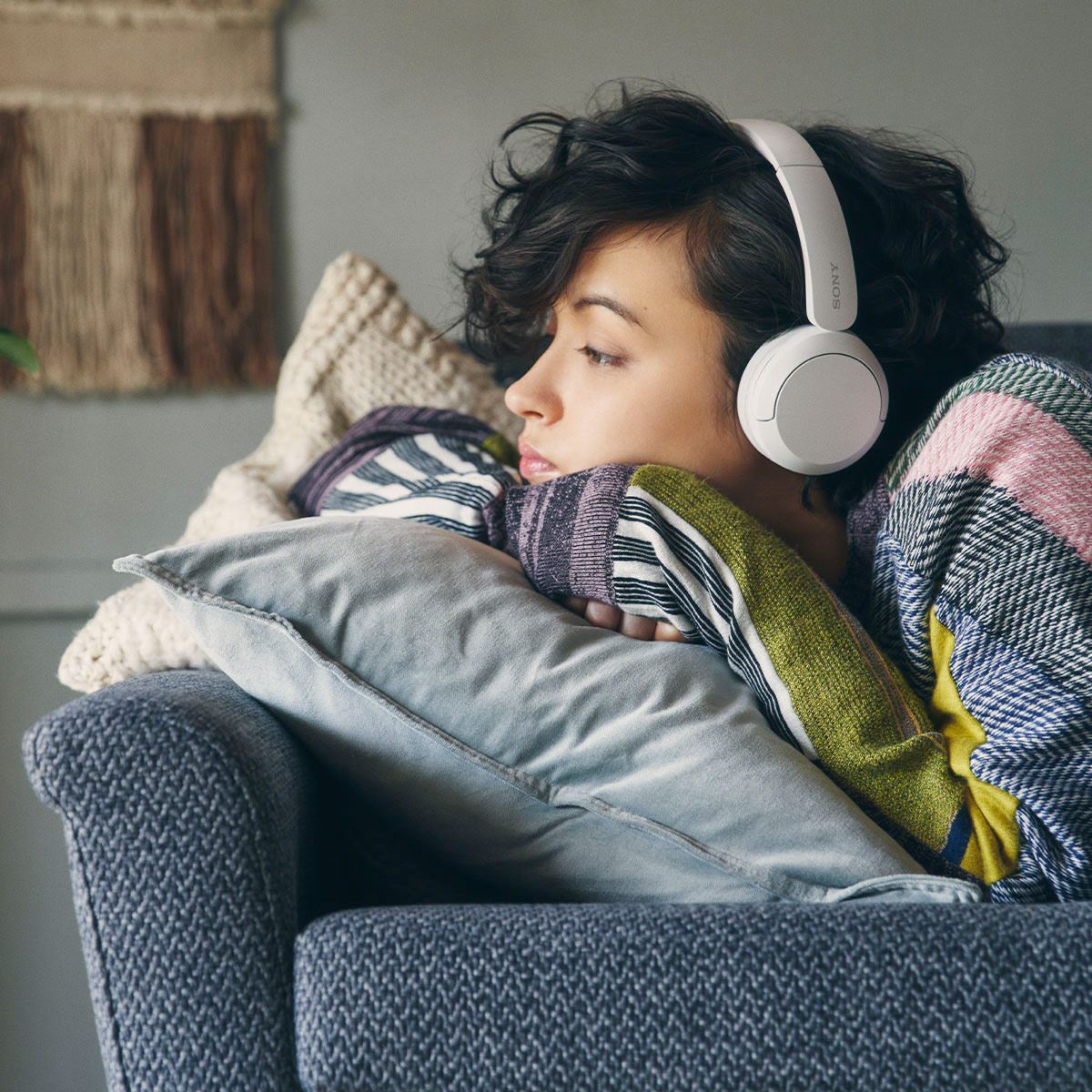 Audífonos Sony WH-CH520 bluetooth blanco